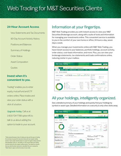 m and t securities website.